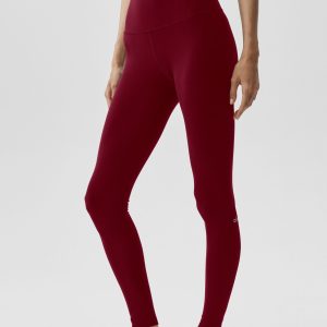 Alo Yoga ALO Softsculpt High-Waist Legging - Summer Romance Red