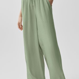 Alo Yoga Semi-Sheer Golden Hour High-Waist Straight Leg Pant - Dune Grass