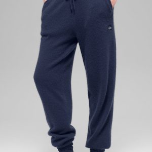 Alo Yoga Wool Cashmere High-Waist New Class Jogger - Navy