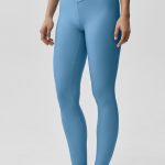Alo Yoga Airlift High-Waist Trifecta Legging - California Blue/White