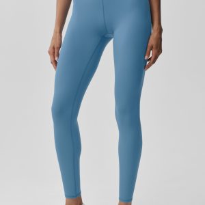 Alo Yoga Airbrush Mid-Rise 7/8 Legging - California Blue