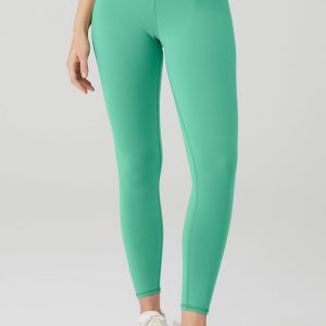 Alo Yoga 7/8 High-Waist Airbrush Legging - Lettuce