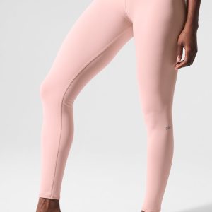 Alo Yoga 7/8 High-Waist Airbrush Legging - Pink Quartz