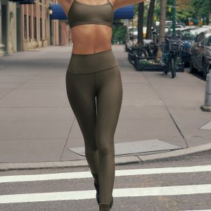 Alo Yoga 7/8 High-Waist Airlift Legging - Olive Tree