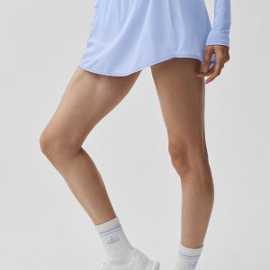 Alo Yoga Match Point Tennis Skirt - Light Provence Blue