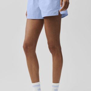 Alo Yoga Alumni Short - Light Provence Blue