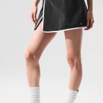Alo Yoga Airbrush Streamlined Skirt - Black/White