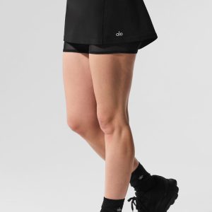 Alo Yoga Alosoft Serve It Up Skirt - Black