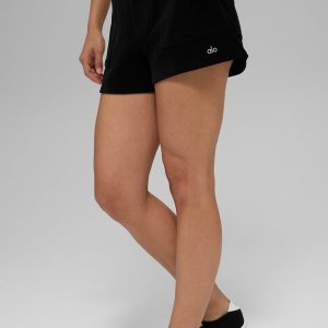 Alo Yoga Micro Corduroy On Duty Short - Black