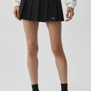 Alo Yoga Rally Tennis Skirt - Black