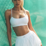 Alo Yoga Double Or Nothing Tennis Skirt - White