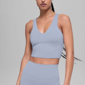 Alo Yoga Airbrush Real Bra Tank - Winter Frost