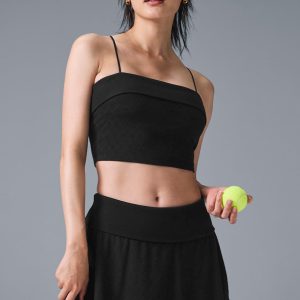 Alo Yoga Doubles Only Bra Tank - Black
