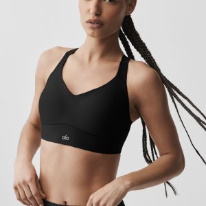 Alo Yoga Airlift Endurance High-Impact Bra - Black