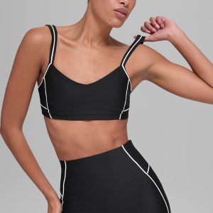 Alo Yoga Airlift Haven Bra - Black/White