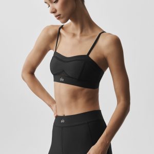 Alo Yoga Airlift Skyglow Bra - Black