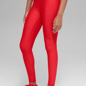 Alo Yoga Airlift Winter Warm High-Waist Legging - Bright Red